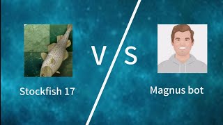 Stockfish 17 VS Magnus bot 3 brilliant move by Stockfish INSANE CHESS [upl. by Padget722]