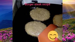 Burger Steak  My homemade recipe  my own version [upl. by Leak]