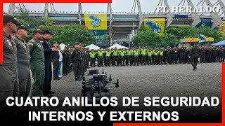 Al menos 1 700 policías garantizarán la seguridad en el partido de la selección Colombia [upl. by Sanburn]