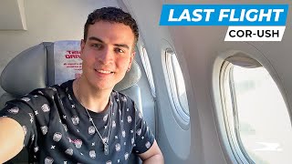 Last flight of 2023 Córdoba to Ushuaia Nonstop ✈ Aerolíneas Argentinas Longest Flight [upl. by Nevart]