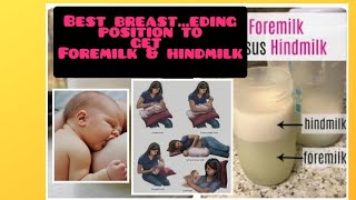 EFFECTIVE BREASTFEEDING POSITIONS TO PREVENT CRACKED NIPPLES amp FEED BABY WITH FOREMILK AND HINDMILK [upl. by Nilhsa]