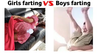 How Girls fart vs Boys fart [upl. by Nallid862]