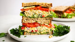 Herby Chickpea Salad Sandwich [upl. by Laurentium]