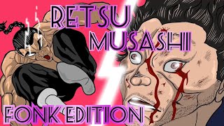 Musashi vs Retsu Fonk edition Мусаши против Рецу fananimation [upl. by Debbi168]