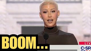 Model Amber Rose Gave An Amazing Speech in Support Of Trump [upl. by Fred]