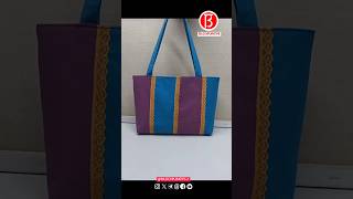 Patchwork Tote Bag Sewing Tutorials Part 76 [upl. by Maupin122]