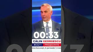 CG11 Prezența la dezbateri electorale denotă respect pentru români 29102024  Călin GEORGESCU [upl. by Nytnerb951]