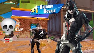 Trapped In My Web 🕸  Fortnite ZB Solo Squads Gameplay  49 Eliminations [upl. by Hewett30]