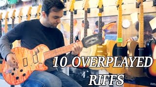 10 Overplayed Guitar Store Riffs [upl. by Assiralc707]