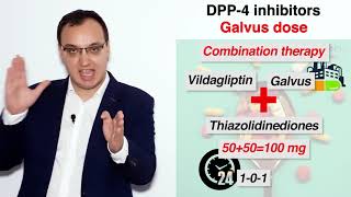 Diabetes Medications  DPP4 inhibitors  Vildagliptin Galvus [upl. by Winn816]