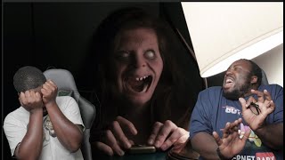 SUPER SCARY Lights Out Horror Film REACTION SCREAMAWEEN [upl. by Scoville]