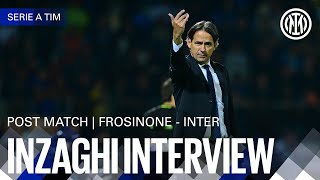 SIMONE INZAGHI INTERVIEW  FROSINONE 05 INTER 🎙️⚫🔵 [upl. by Dollie584]