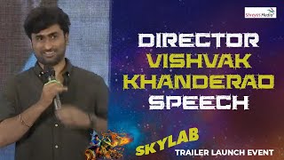 Director Vishvak Khanderao Speech  Skylab Trailer Launch Event  Shreyas Media [upl. by Michey]