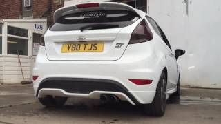 Fiesta ST Pumaspeed Back Box Delete on Stock Catalyst [upl. by Oileve]