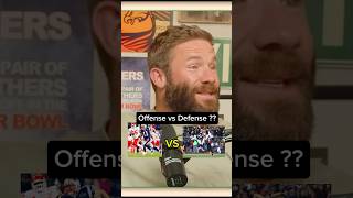 Julian Edelman Talks Offense Vs Defense 🤯🏈 julianedelman patriots [upl. by Ardnuyek]