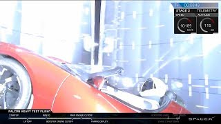 Falcon Heavy Fairing Deploy Moment  David Bowie Life on Mars [upl. by Talley]