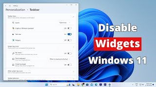 How to Disable Widgets in Windows 11 [upl. by Irbmac777]