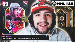 START PREPARING FOR TEAM OF THE YEAR NOW I NHL 25 HUT [upl. by Loeb]