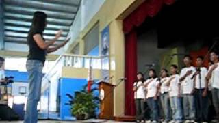 Rogationist College  Glee Club singing the National Anthem [upl. by Quill]