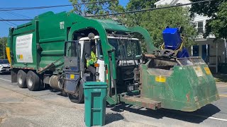 Waste Management Autocar ACX McNeilus Atlantic Series Curotto Can Garbage Truck [upl. by Llerdnek431]