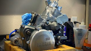 YZ125 Engine Assembly [upl. by Dlared583]