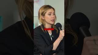 How to navigate lifes absurdities with Elizabeth Olsen comedy ElizabethOlsen interview podcast [upl. by Eeram]