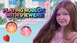 🔴 LIVE DRESS TO IMPRESS W CHAT  VIP GIVEAWAY ROBLOX [upl. by Nnyleahs]