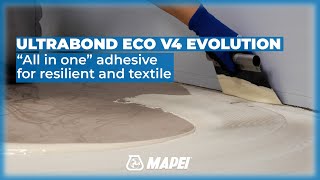 Universal adhesive for resilient and textile floor and wall coverings  Ultrabond Eco V4 Evolution [upl. by Kataway]