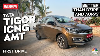 Tata Tigor iCNG AMT First Drive  Better Than Dzire And Aura [upl. by Heimlich]