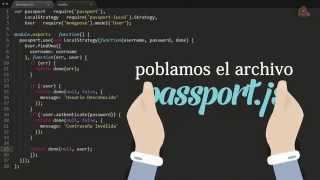 69 Curso de AngularJS La estrategia local de Passport [upl. by Hailee62]