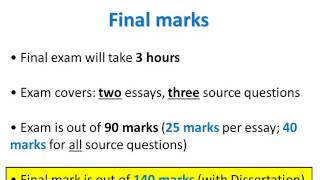 Mr Marr History  Introduction to Advanced Higher History [upl. by Ettebab]