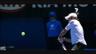 Fabrice Santoro  Twohanded Forehand Topspin [upl. by Hernando]