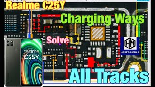 Realme C25Y RMX3268 Charging waysNot Charging ProblemAll SolutionsTracks with Full Explanation💯 [upl. by Waddington]