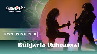 Intelligent Music Project  Intention  Exclusive Rehearsal Clip  Bulgaria 🇧🇬  Eurovision 2022 [upl. by Neleag]