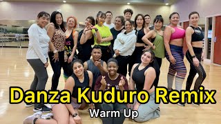 Zumba Warm Up  Danza Kuduro Remix by Don Omar ft Daddy Yankee amp Arcangel  JamieZumba [upl. by Yrrad]