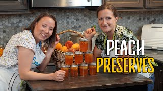 Peach Preserves Canning Recipe [upl. by Conley]