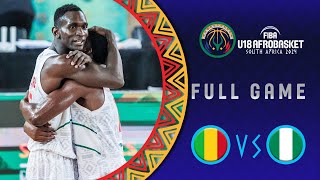 QuarterFinals  Mali v Nigeria  Full Basketball Game  FIBA U18 AfroBasket 2024 [upl. by Theodora]