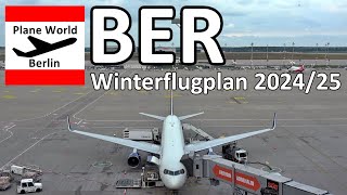 BER Winterflugplan 20242025  Flughafen Berlin Brandenburg Highlights [upl. by Sklar]