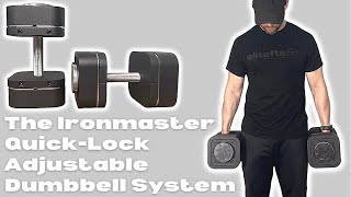 Ironmaster Adjustable Dumbbells Heavy Handle Plate Kit and 120 lb AddOn Kit Review [upl. by Nnyluqcaj49]