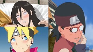 BORUSARA ❤ BORUTO GOES TO HYUGA CLAN 🥰 Part 15 HANABI ASK SARADA HER FEELINGS FOR BORUTO [upl. by Ramyaj]