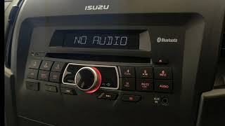 How to connect your phone via Bluetooth to your Isuzu radio [upl. by Franny794]