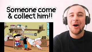 Rob Reacts Family Guy Cutaways Season 4 Part 1 trynottolaugh [upl. by Ecilahc]