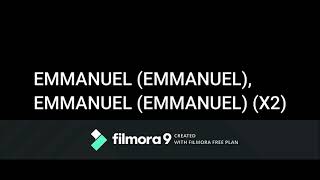 EMMANUEL LYRICS BY ELIJAH OYELADE [upl. by Quiteria]