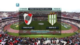 Fútbol en vivo River  Banfield Fecha 18 Torneo Primera División 2014 FPT [upl. by Halie]