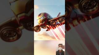 AIRPLANE kiska best hai 🤯😎 spiderman vs venom vs Ironman 🤯viralshortsavengersai [upl. by Eicul]