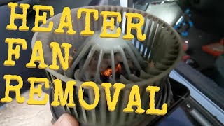 HOW TO  Peugeot 306 heater fan removal howto peugeot dturbo psa diy mechanic [upl. by Barber]