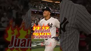 Juan Soto 1st HOMER POSTSEASON 💪 shorts mlb baseball [upl. by Nirda]