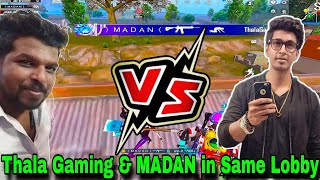 MADAN amp Thala Gaming in Same Lobby  PUBG MADAN  madan op  Thala Gaming  MADAN [upl. by Obeded162]