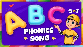 ABC Phonics Song  Phonics sounds a to z  Letter sounds of alphabet  ABC Song [upl. by Damiano]