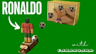 CREATE Your Own DIY Football Game with Cardboard  Creative Craft Tutorial [upl. by Sueahccaz]